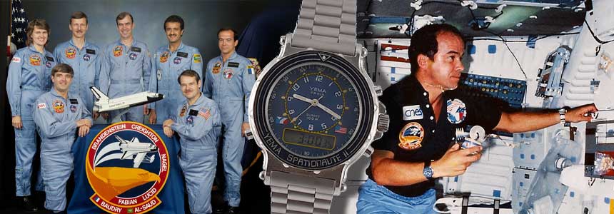 yema spationaute 2 vintage cnes nasa watch mission space shuttle